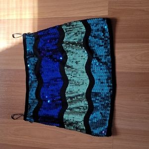 Forever21 sequins mini skirt